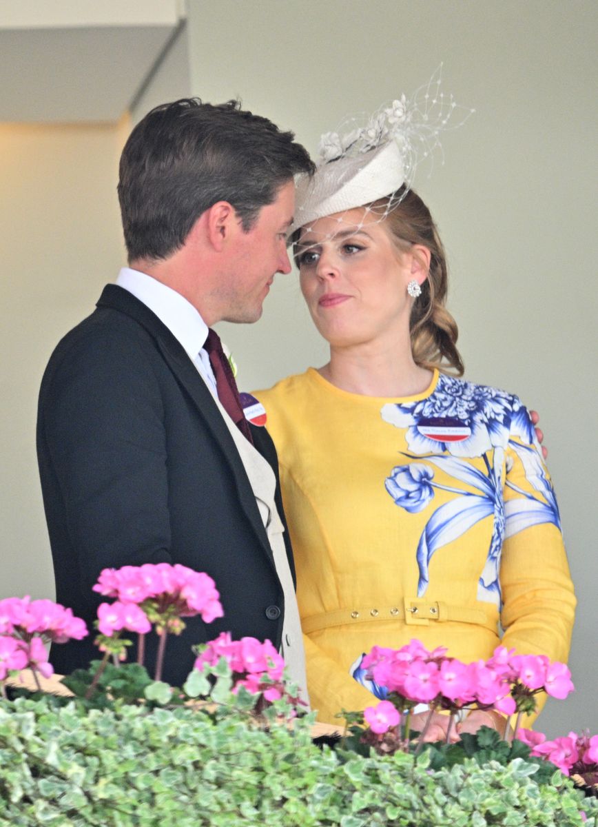 Princess Beatrice and her husband, Edoardo Mapelli Mozzi, attend Royal Ascot 2025.