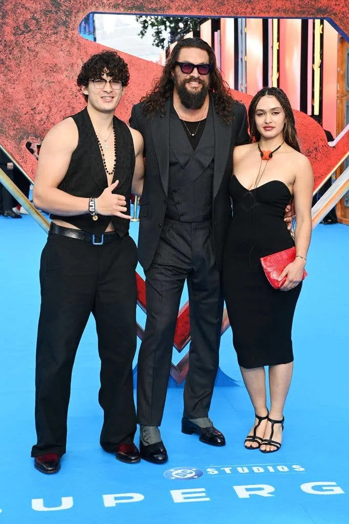Jason, Nakoa-Wolf and Lola Iolani Momoa