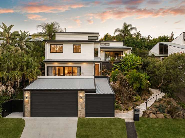 The Ullrich's completed a massive rebuild, extension and renovation on their Paddington home around the same time as buying Stewart Island Lodge. Photo / Supplied