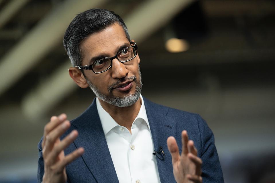 Sundar Pichai, chief executive officer of Alphabet