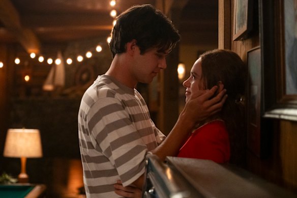 Matt Cornett as Sam Florek and Sadie Soverall as Percy Fraser in Every Year After.