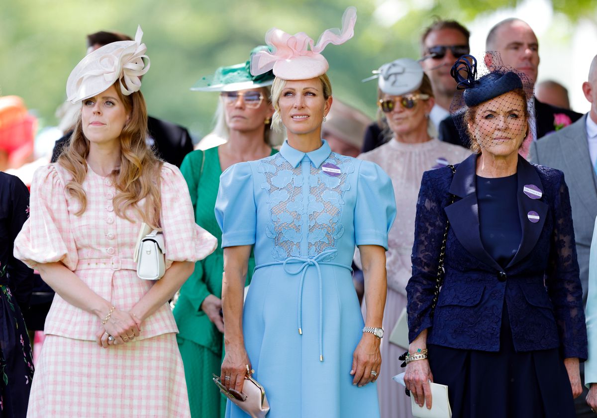 Princess Beatrice's appearance with Zara Tindall and Sarah Ferguson at Royal Ascot 2025 contrasts with her absence from this year's event.