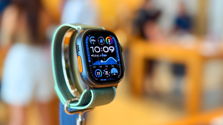 The Apple Watch Ultra 3 on display at an Apple Store