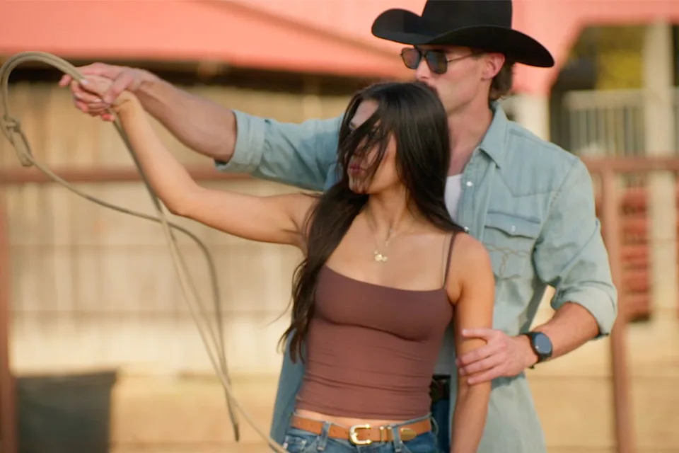 Brett and Quinn on 'Farmer Wants a Wife'Credit: FOX
