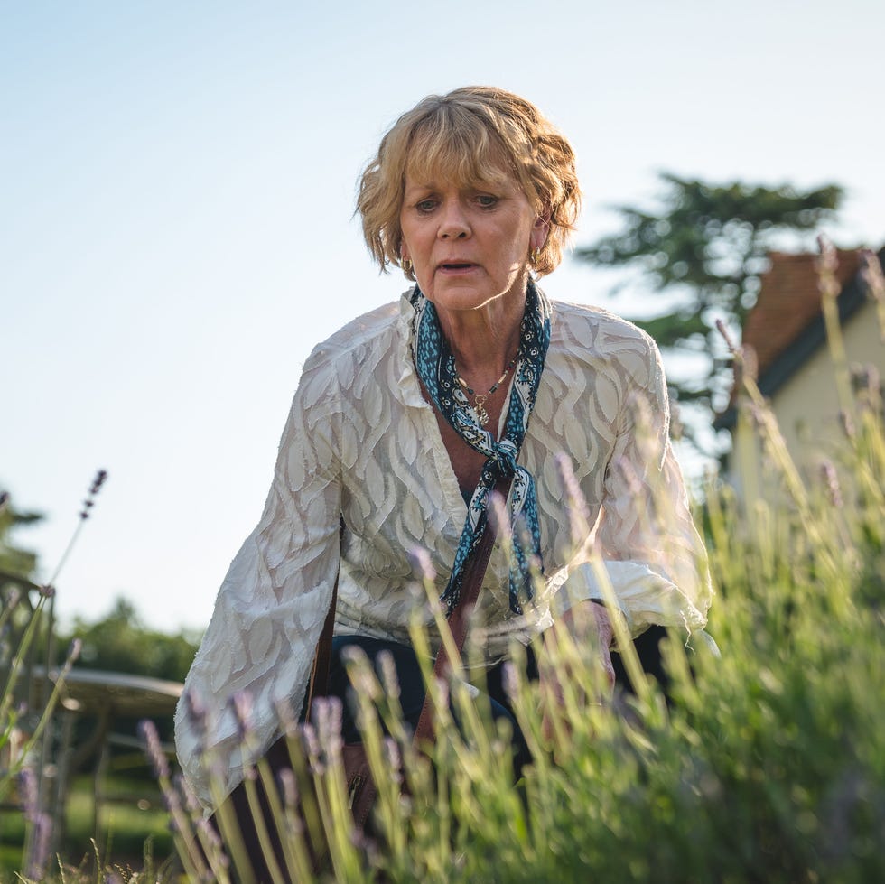 the marlow murder club episode 01picture shows: samantha bond as judith potts the marlow murder club episode 01picture shows: samantha bond as judith potts