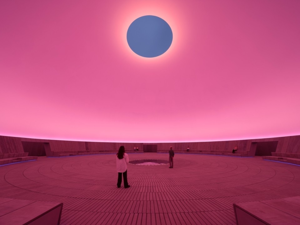James Turrell inaugurates the largest skyspace ever created in a museum in Aarhus