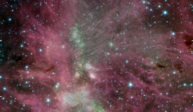 Astronomers map a magnetic “skeleton” funneling gas into a stellar nursery | MIT News