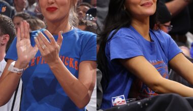 Taylor Swift, Kylie Jenner Hug After Knicks’ Win Against Spurs