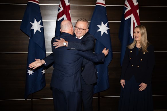 Prime Minister Anthony Albanese and Kiwi counterpart Christopher Luxon traded barbs in Noosa.