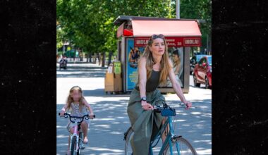 Amber Heard Makes Rare Outing With Daughter in Madrid