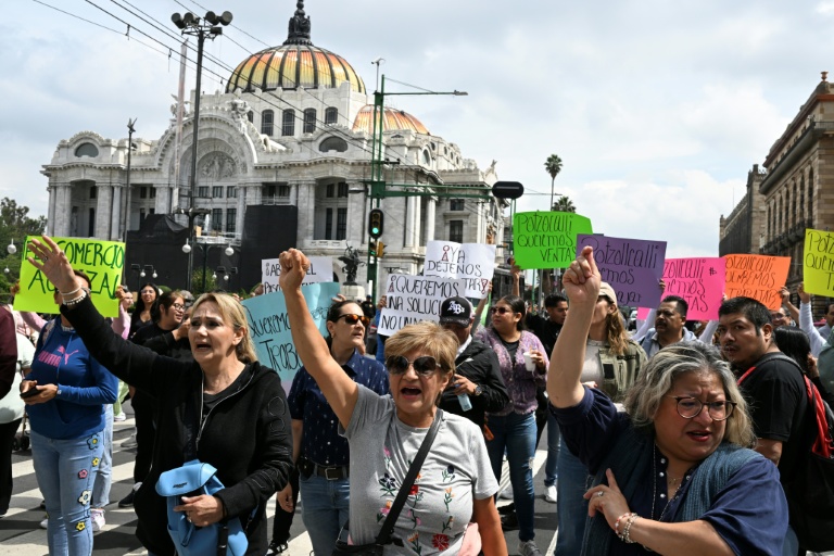 Protesters block road to Mexican World Cup stadium