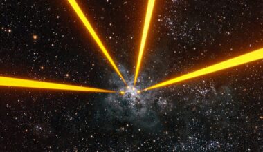 "It might look like we started a space war, but we didn’t." Astronomers fire lasers at distant cosmic cloud, all in the name of science