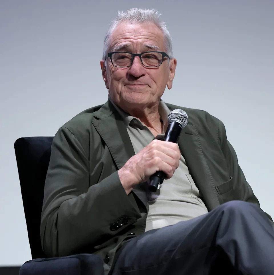 Robert De Niro at a speaking event