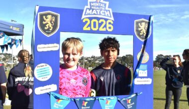 Albany Caledonians’ under-14 Mental Health Match for Beyond Blue raises $4000 and ‘starts a conversation’