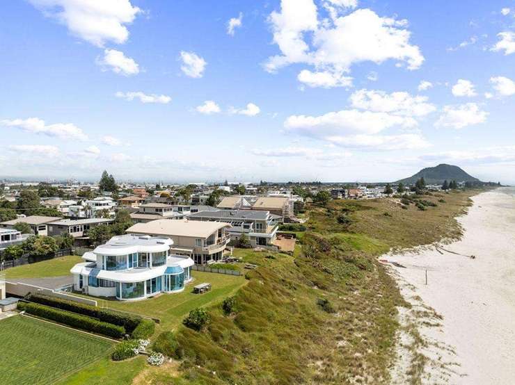 A landmark beach home is up for grabs at 17A Oceanbeach Road, in Mount Maunganui. Photo / Supplied