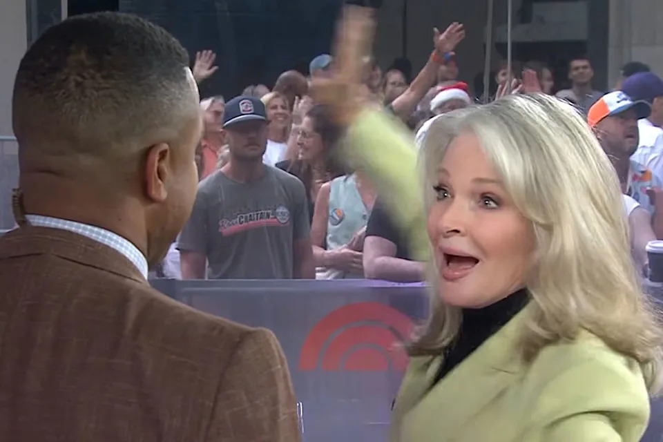 Hall winds up to slap Melvin on 'Today'Credit: TODAY/NBC