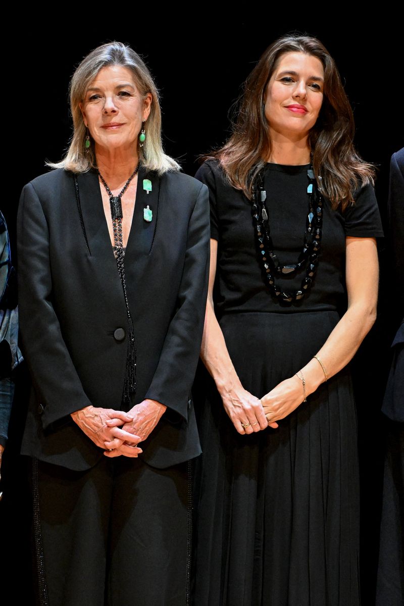 Princess Caroline of Monaco and Charlotte Casiraghi’s coordinated looks steal the spotlight in stylish mother-daughter outing