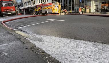 Burst water pipe 'floods' central Wellington gym