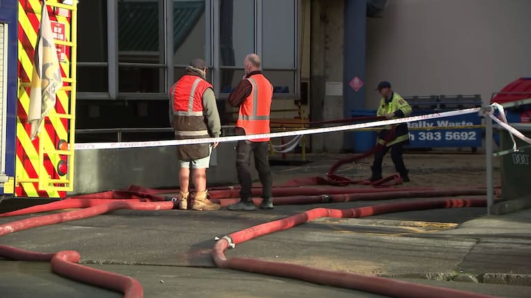 Fire and Emergency crews were "assisting with portable pumps".