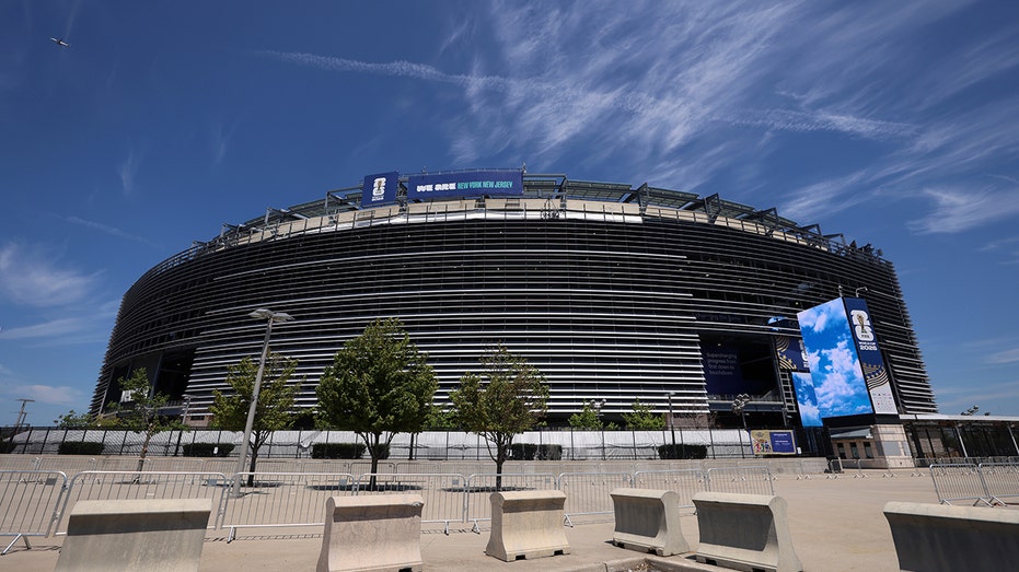 General view outside MetLife Stadium on June 9, 2026