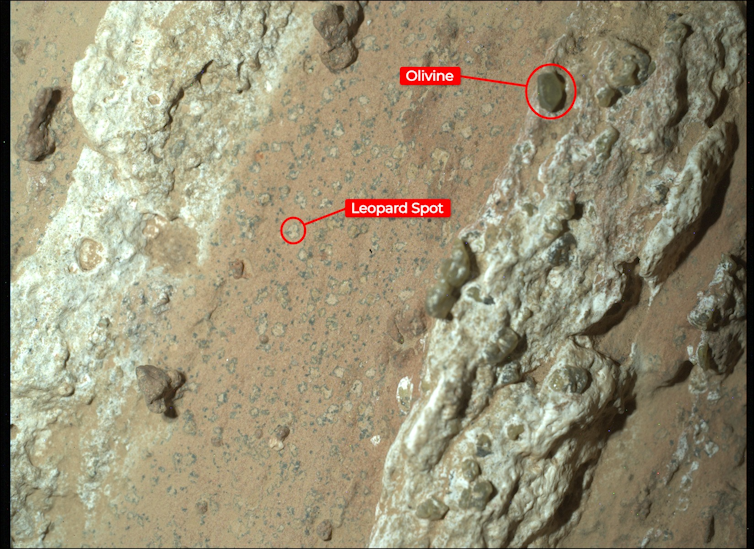 Image of the Cheyava Falls rock.
