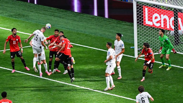 Finn Surman scores for the All Whites against Egypt in Vancouver