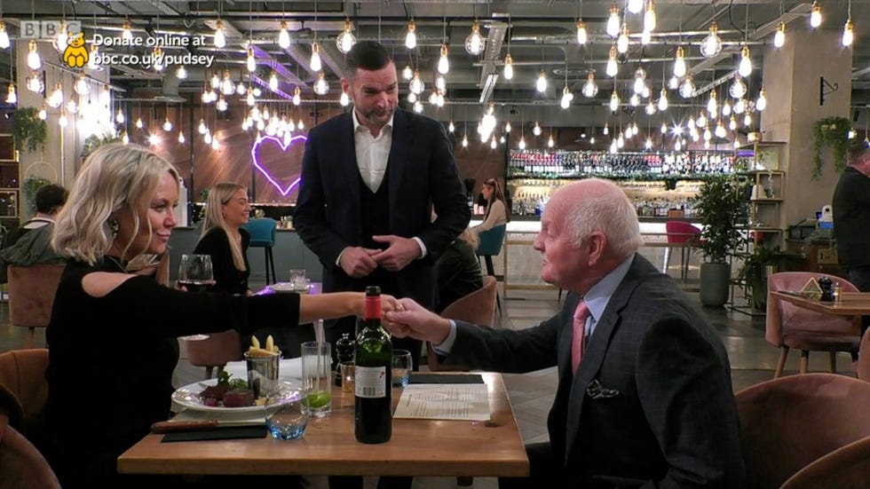 First Dates, Children In Need, Janine, Fred and Eric first dates, children in need, janine, fred and eric