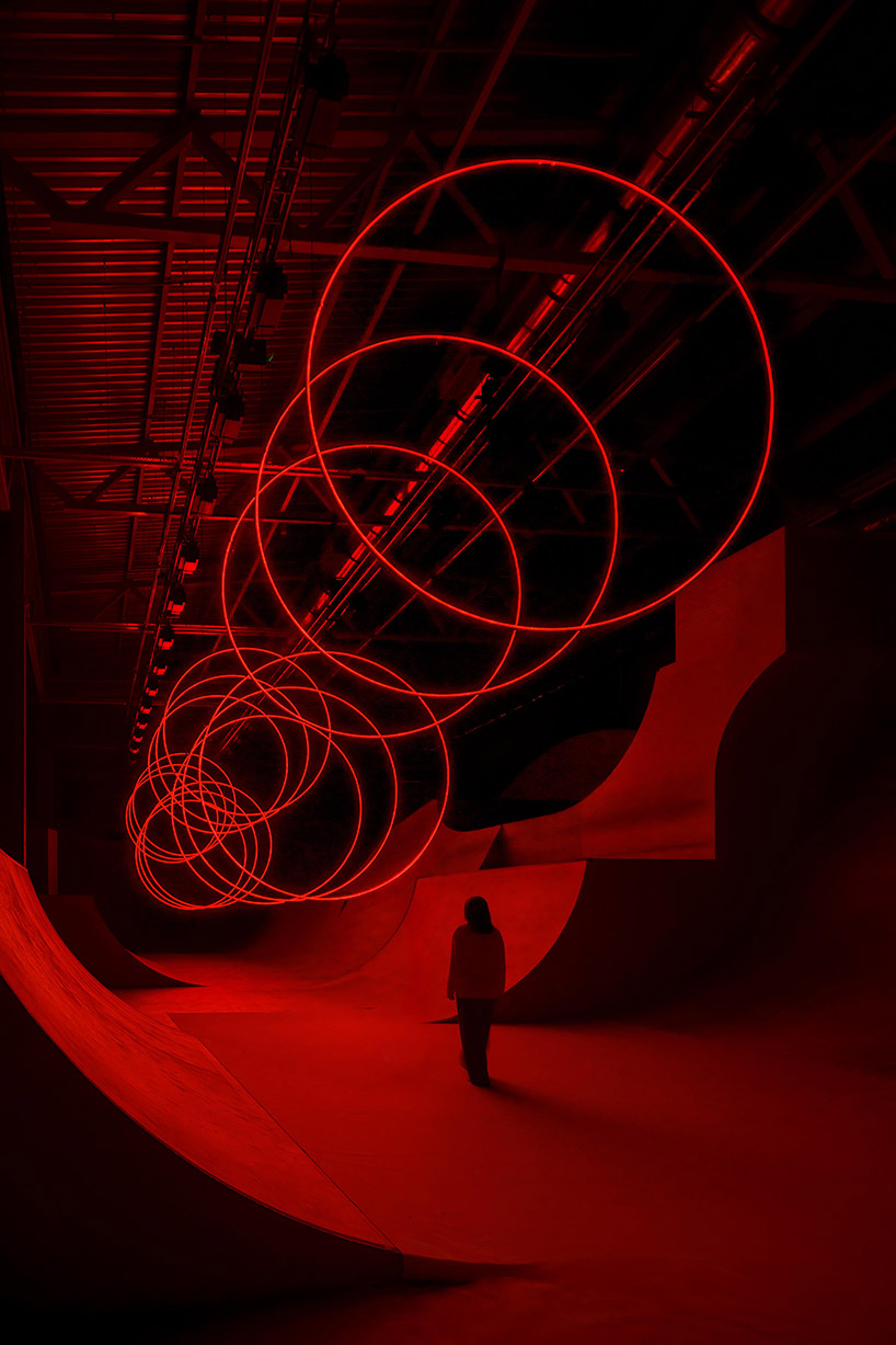 floating rings of light redraw space in SpY’s kinetic spatial installation - 2