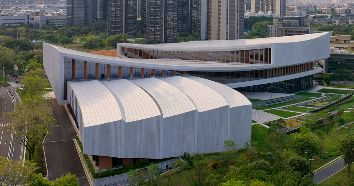 ZHA's songshan lake cultural centre opens to the public