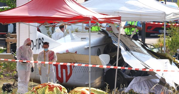 Skydiving plane crashes in France, killing all 11 people on board