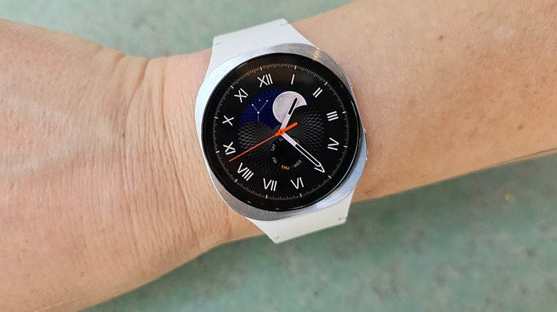 The Samsung Galaxy Watch 8 on a wrist