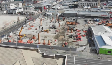 Intoxicated pair arrested after climbing crane at Dunedin hospital site