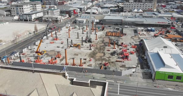 Intoxicated pair arrested after climbing crane at Dunedin hospital site