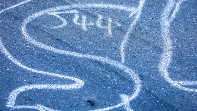 Graffiti on Birch Ave in Judea.