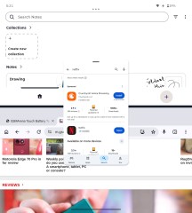 Multi-tasking on the foldable screen - Motorola Razr Fold review