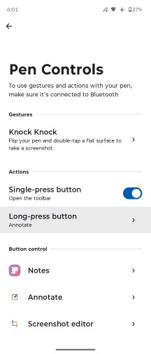 Stylus options - Motorola Razr Fold review