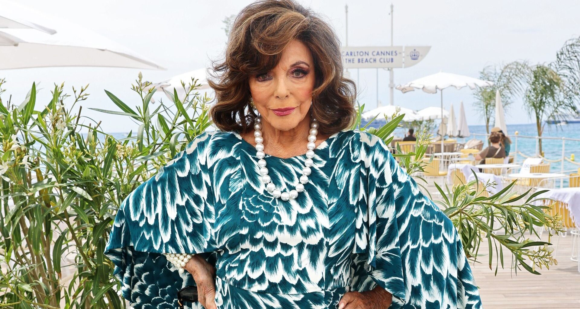 Dame Joan Collins at Cannes