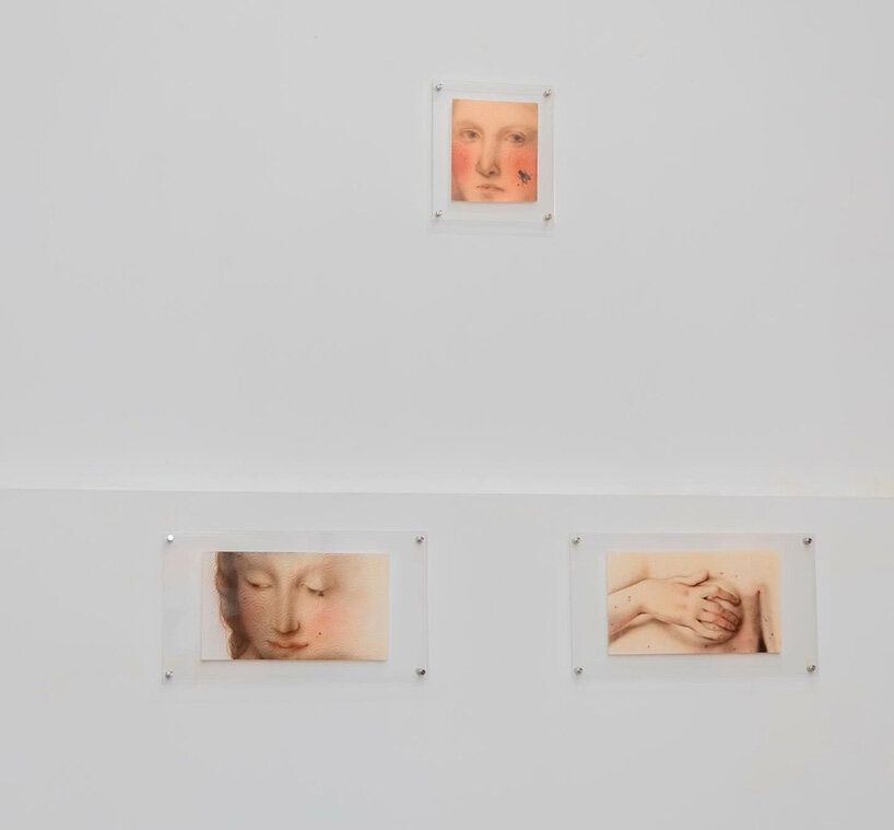 airbrushed onto paper towels, these fragile artworks explore memory and perception - 15
