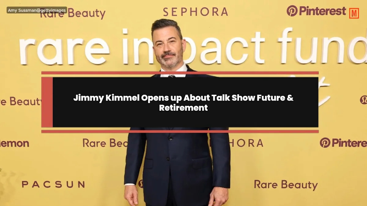 Jimmy Kimmel Opens up About Talk Show Future & Retirement