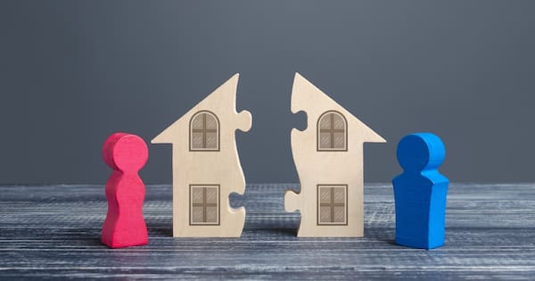 Separated couples 'grapple with the realities' of housing market