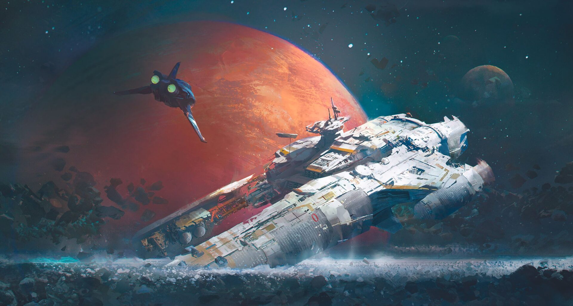 This self-taught concept artist takes inspiration from traditional landscape painting to emphasise mood and suggestion