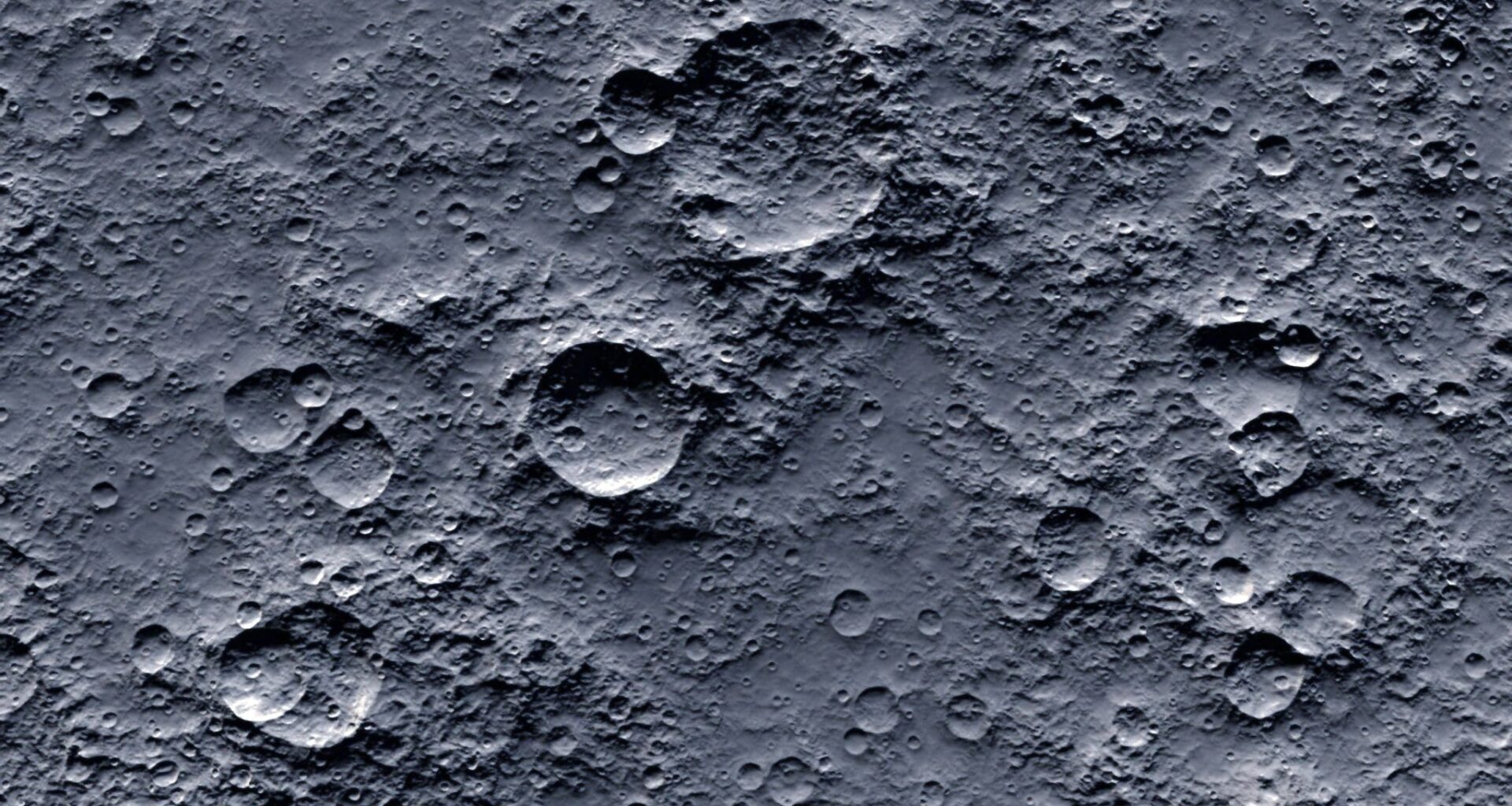 Closeup of moon surface texture