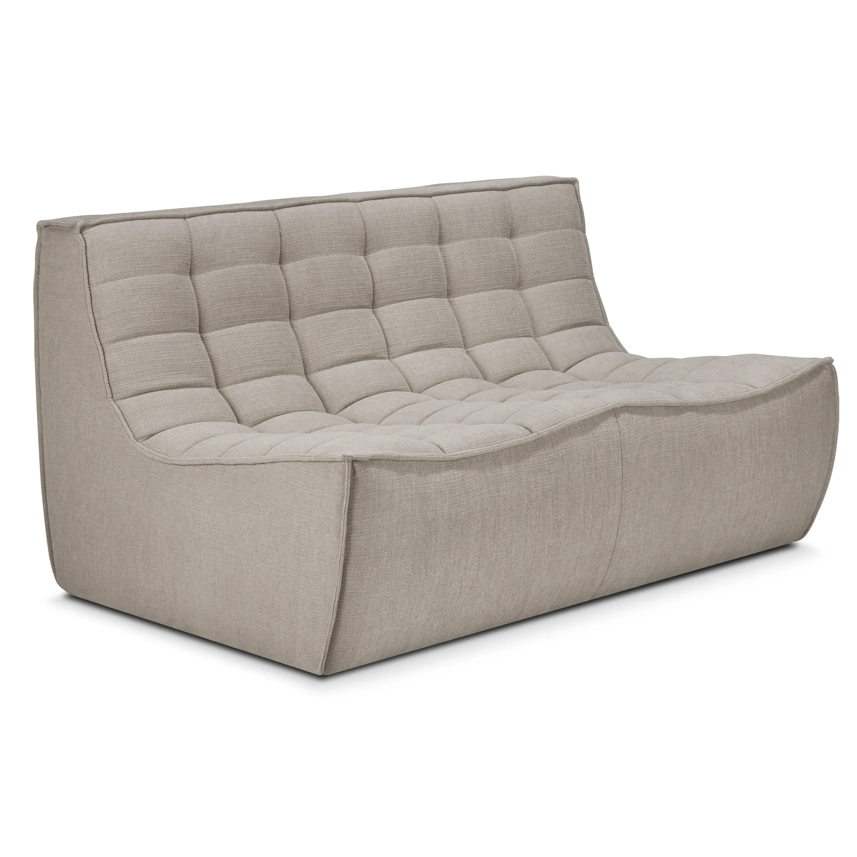 N701 Sofa 2-Seater, Fabric Ecru Beige