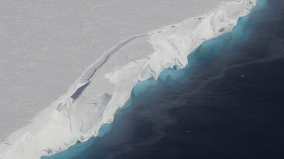 A Swedish research robot submarine detects unknown structures beneath Antarctica’s Dotson Ice Shelf, and the find suggests ice shelf’s underside is more complex than expected