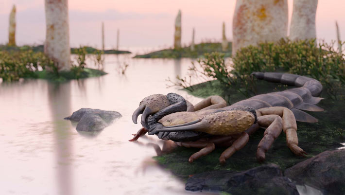 Giant Scorpions Ruled Ancient Britain during Devonian Period