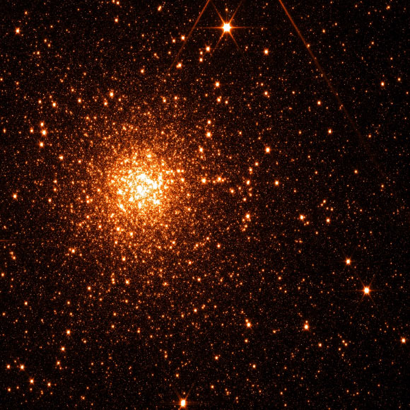 This Webb/NIRCam image shows the star cluster Terzan 5. Image credit: NASA / ESA / CSA / Webb.