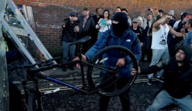 UK Government condemns violence at protest over teen's stabbing death