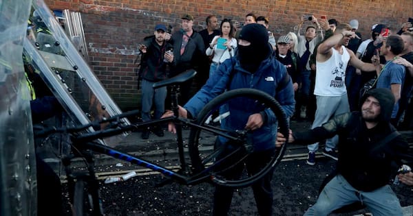 UK Government condemns violence at protest over teen's stabbing death