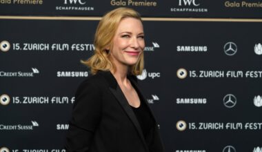 Cate Blanchett at the Zurich Film Festival
