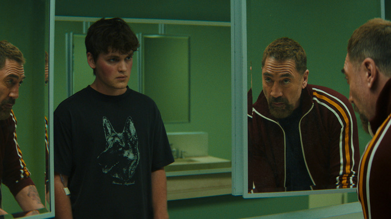 Max Cady (Javier Bardem) talking to Zack Bowden (Joe Anders) in Cape Fear